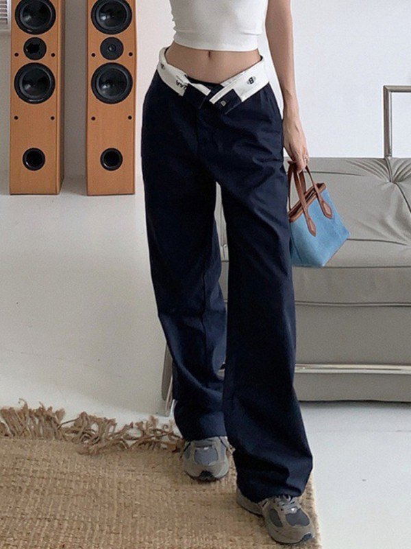 Vintage Y2K Straight Leg Pants-1