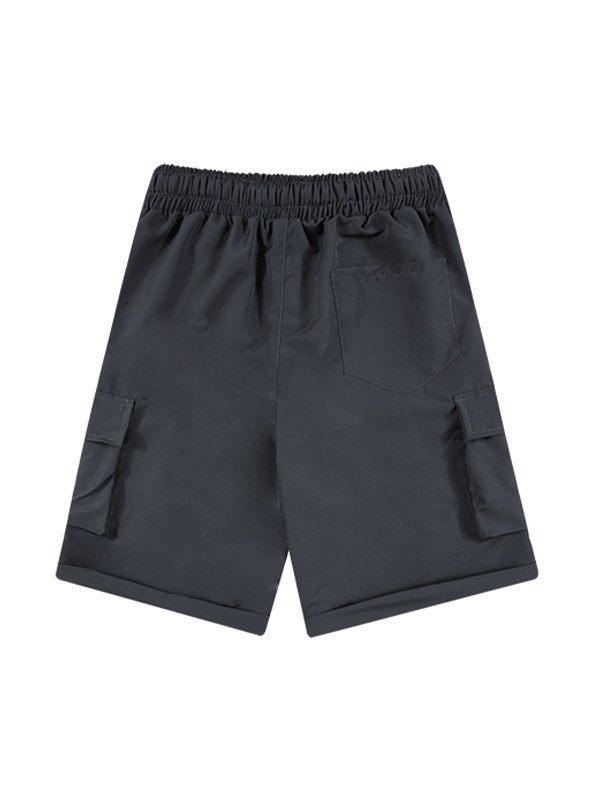 Men's Straight Leg Cargo Shorts-4